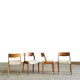4 chaises années 70