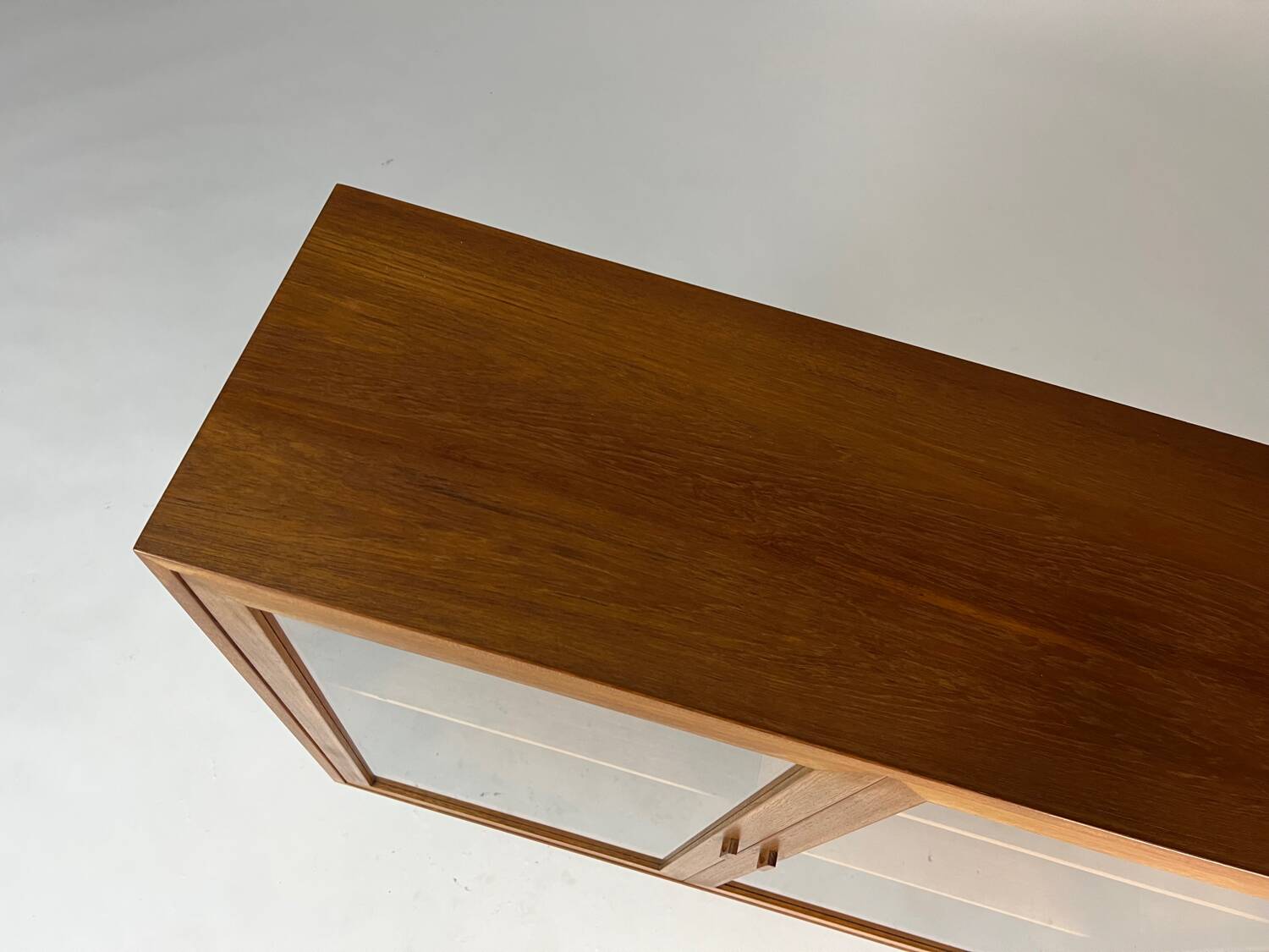 Danish teak display cabinet highboard Kristiansen vintage 60s