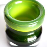 Mid-century modern Scandinavian design, a Green "Oxid" glass vase, Åseda