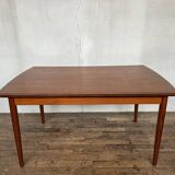 Scandinavian table in vintage teak 1960 Samcom edition