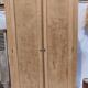 Parisian wardrobe in raw wood