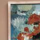 Mid-Century Oil on Panel “Sheeps” by B dahl Framed 45x37 cm (17.7" x 14.5")
