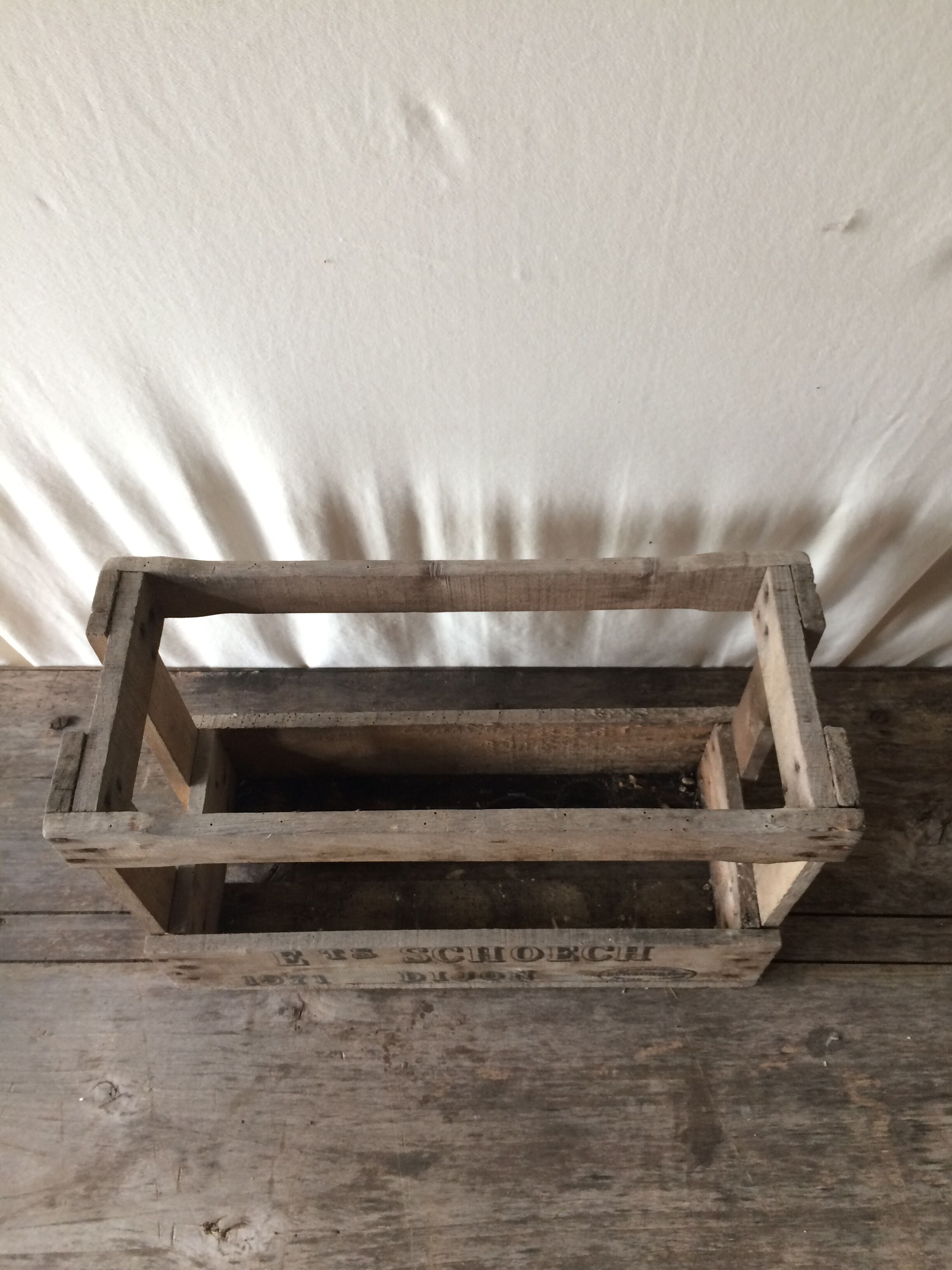 Former caisse casier porte bottle wood