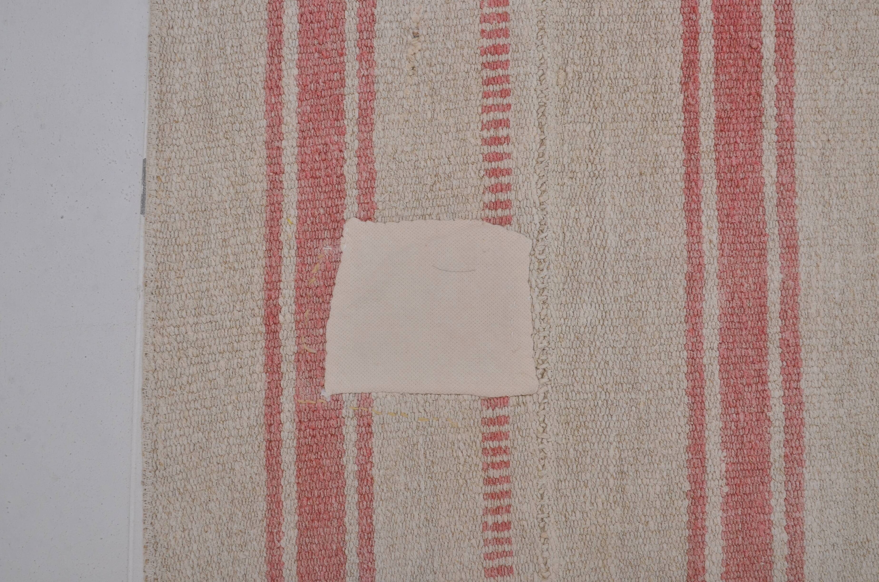 Decorative Anatolian Hemp Runner sku 3945