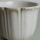 Set of 4 white ceramic cups