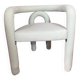 Chaise en velours des années 70
