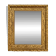 Period Mirror with Wooden and Gilded Stucco Frame – 19th Century Patina