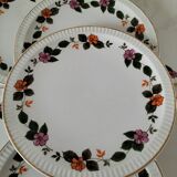 Sarreguemines DV France dessert plates Jeannette model
