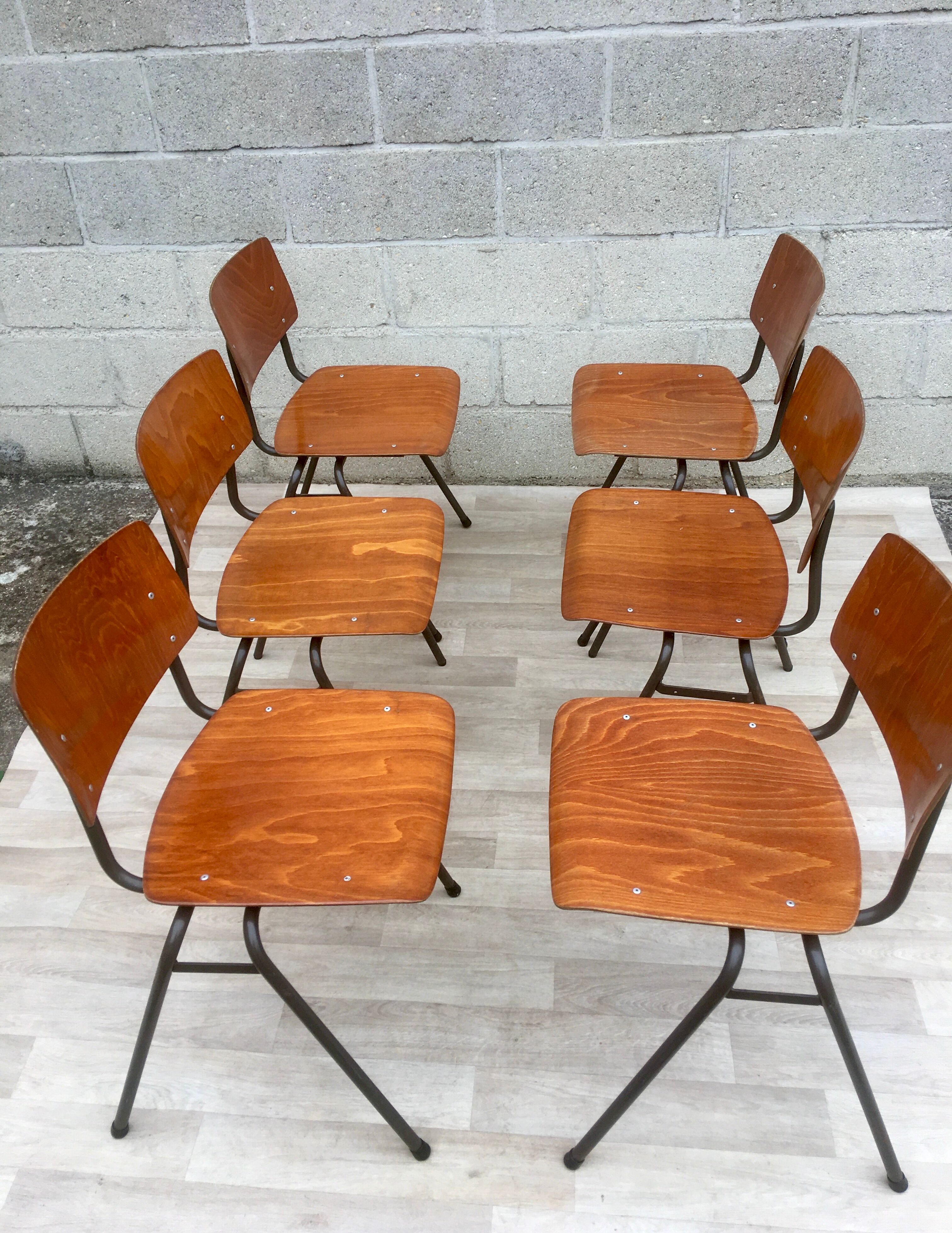 Set of 6 vintage Marko chairs