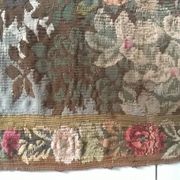Tapisserie de laine "Verdure Flamande" de la manufacture Robert Four