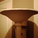 Art Deco plaster floor lamp
