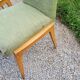 Pair of chairs from the 50s in sycamore tinted beech