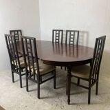 Dining room set extendable table and 6 chairs