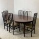Ensemble salle à manger table extensible et 6 chaises