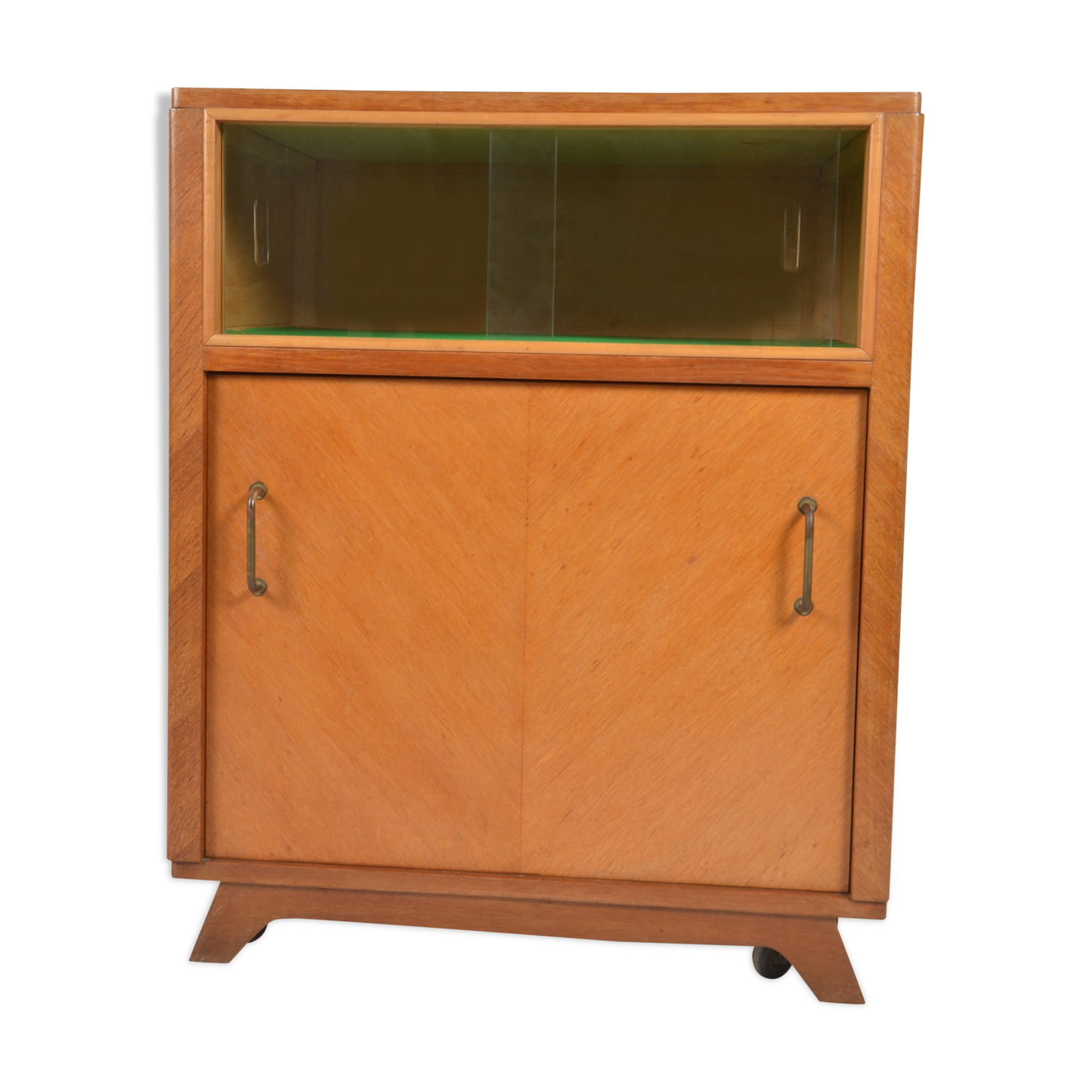 Swivel bar cabinet