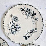 Set of 6 flat plates Moulin des Loups