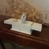 White wooden jewelry box