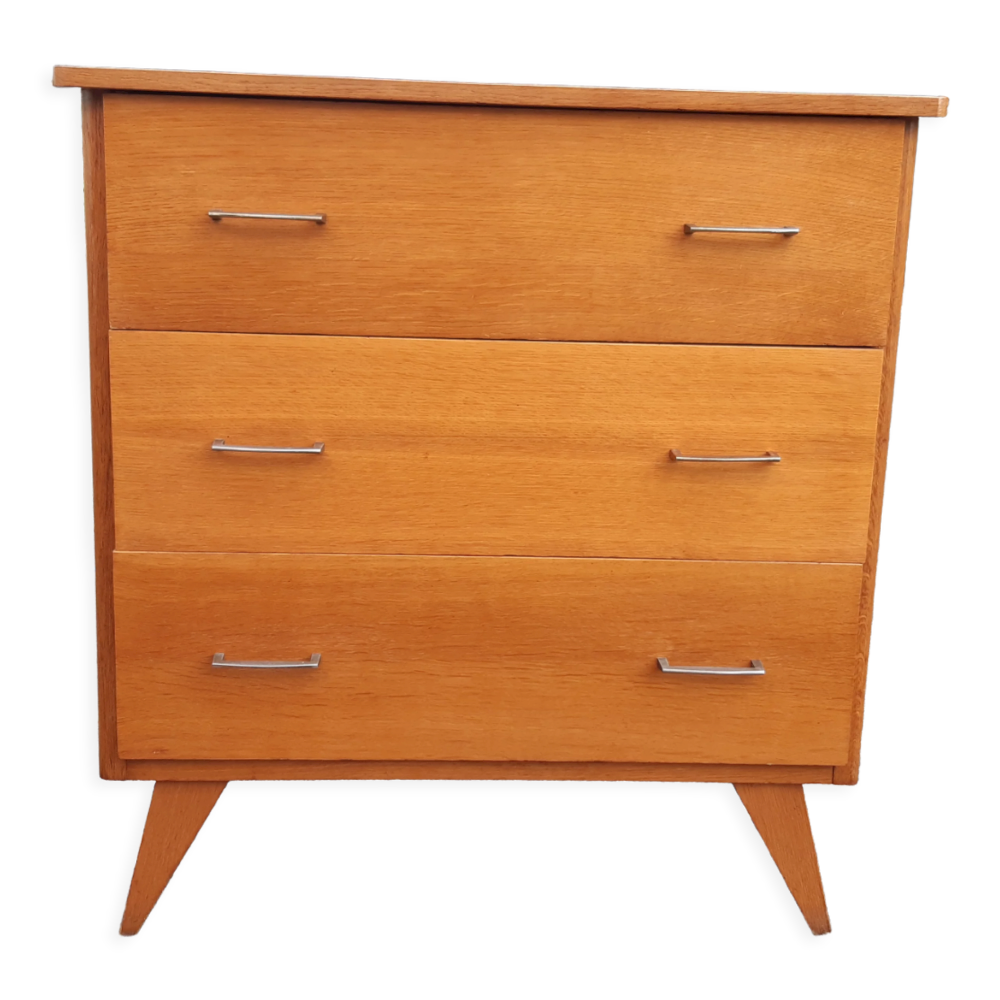 Vintage chest of drawers compass feet