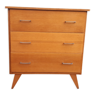 Vintage chest of drawers compass feet