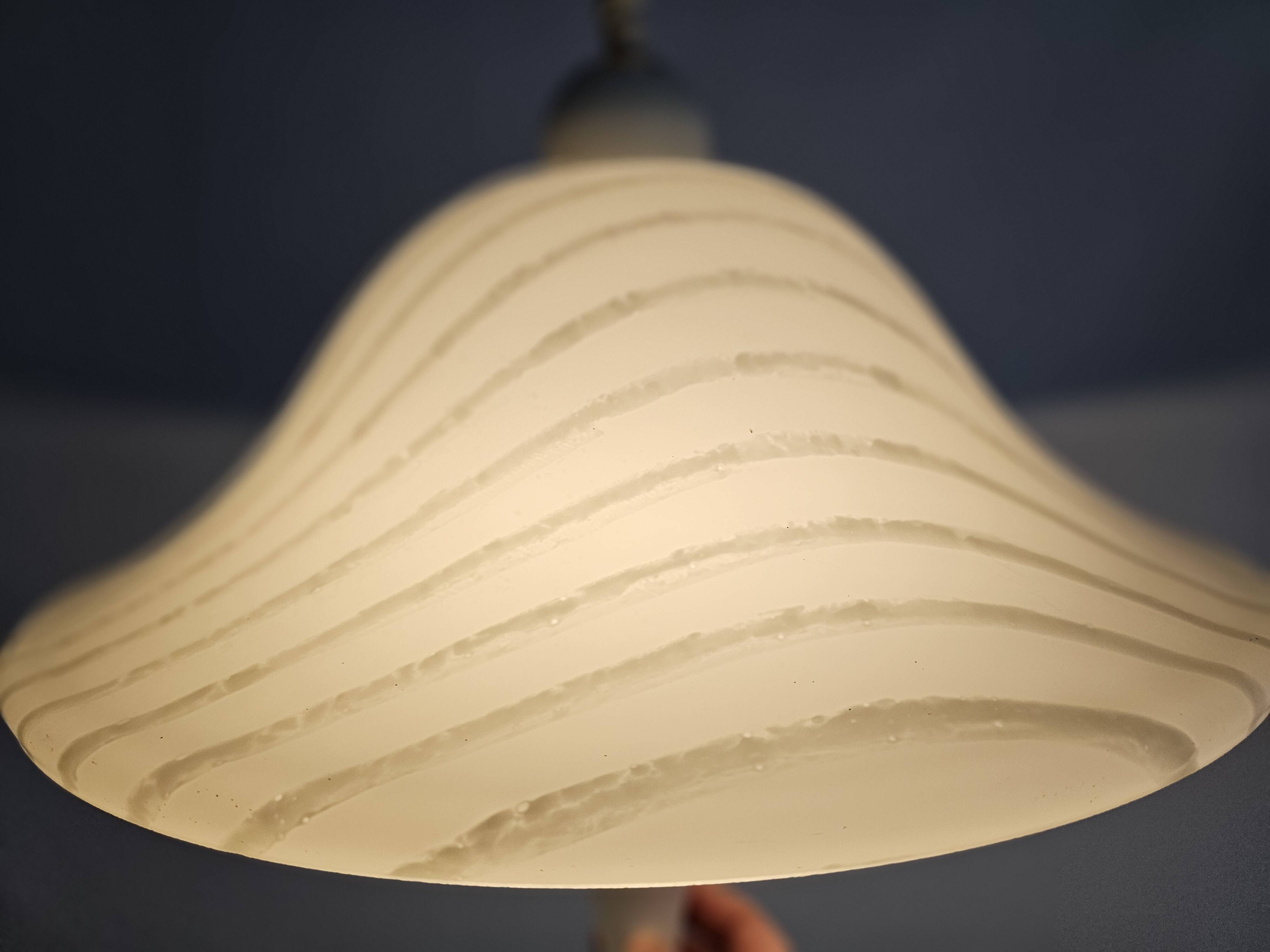 Pendant lamp Peill & Putzler glass swirl