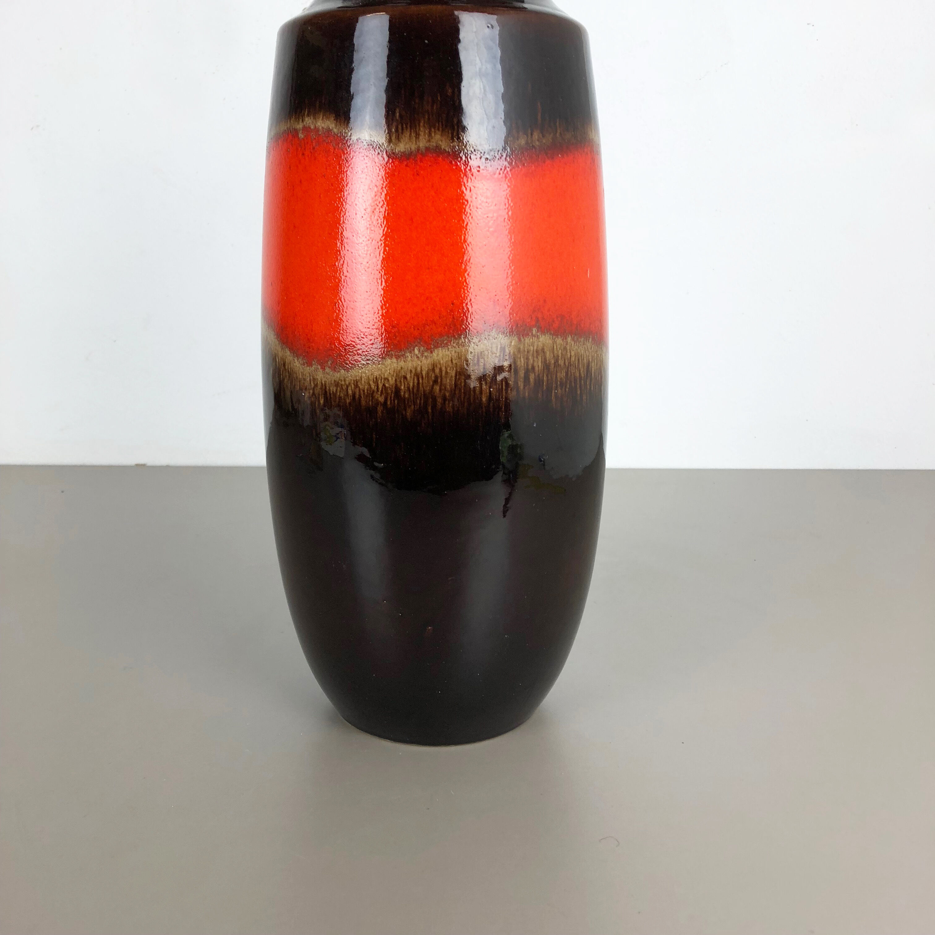 Fat lava multi-color 239-41 vase made by Scheurich, 1970s