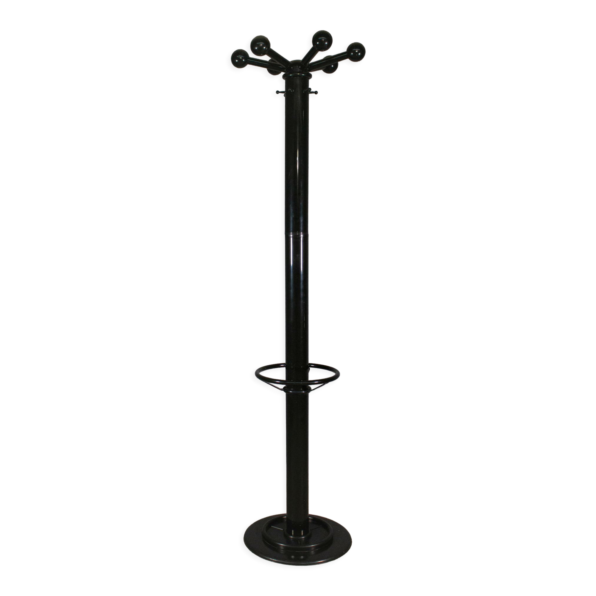 Black coat rack