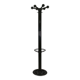 Black coat rack
