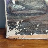 Painting on canvas former ballet dancers signed