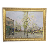 E. Febvre - Oil On Panel “Street Scene”