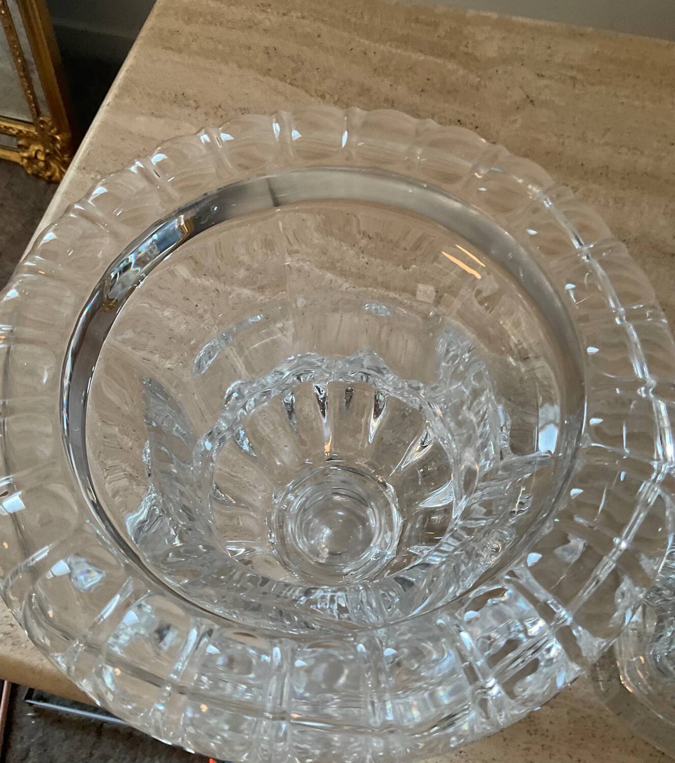 Paire de vase Médicis en cristal