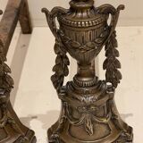 Chenets en bronze