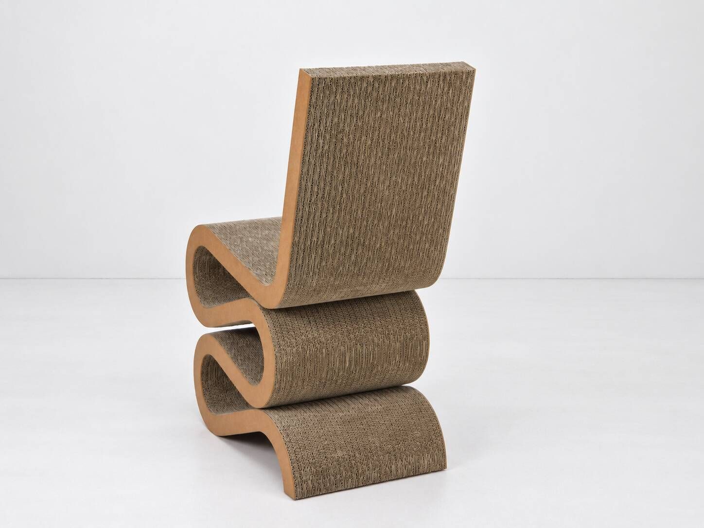 Chaise Wiggle Easy Edges avec tabouret par Frank Gehry pour Vitra