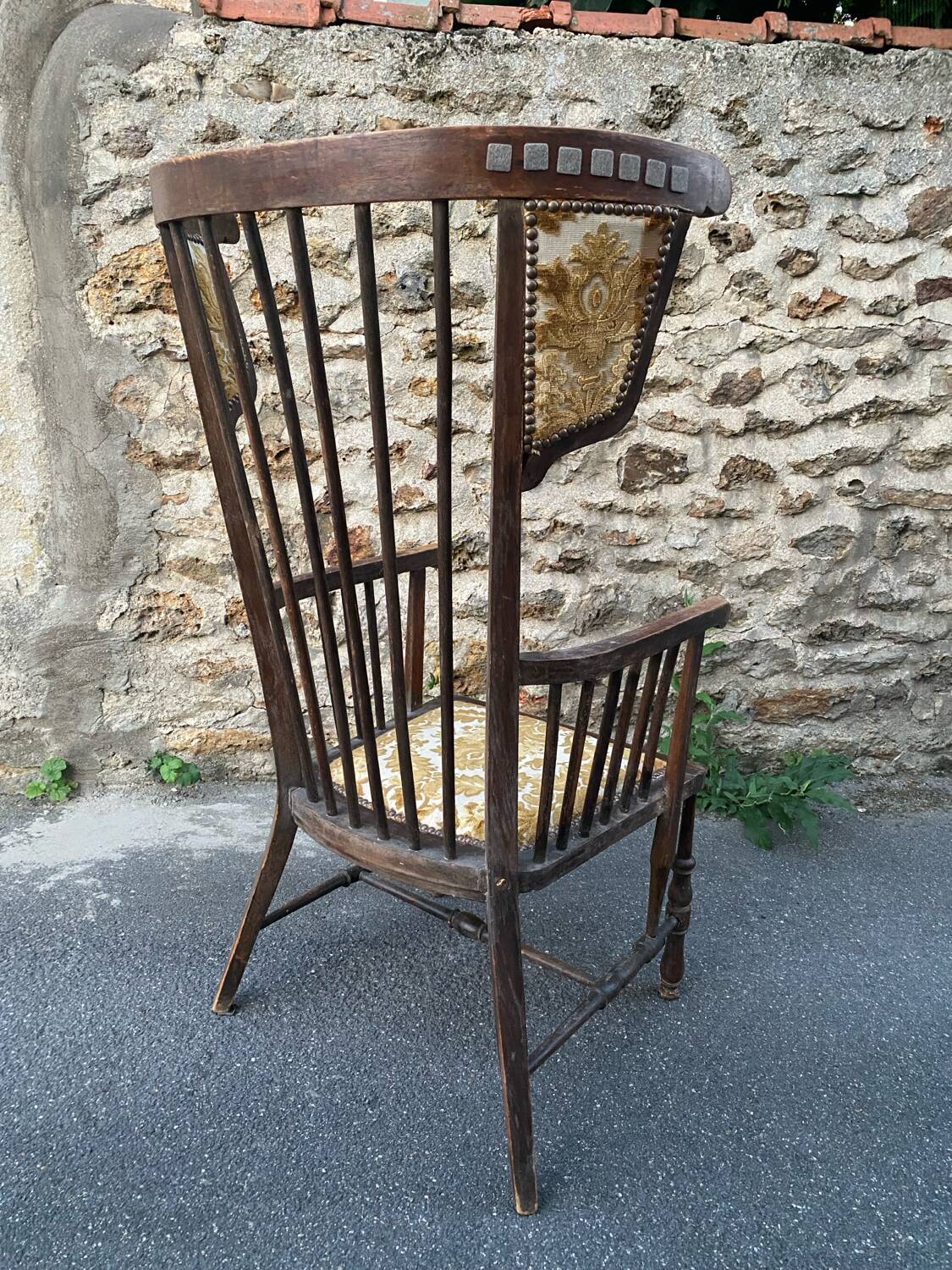 Early 20th century Art & Crafts wing chair