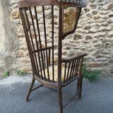 Early 20th century Art & Crafts wing chair