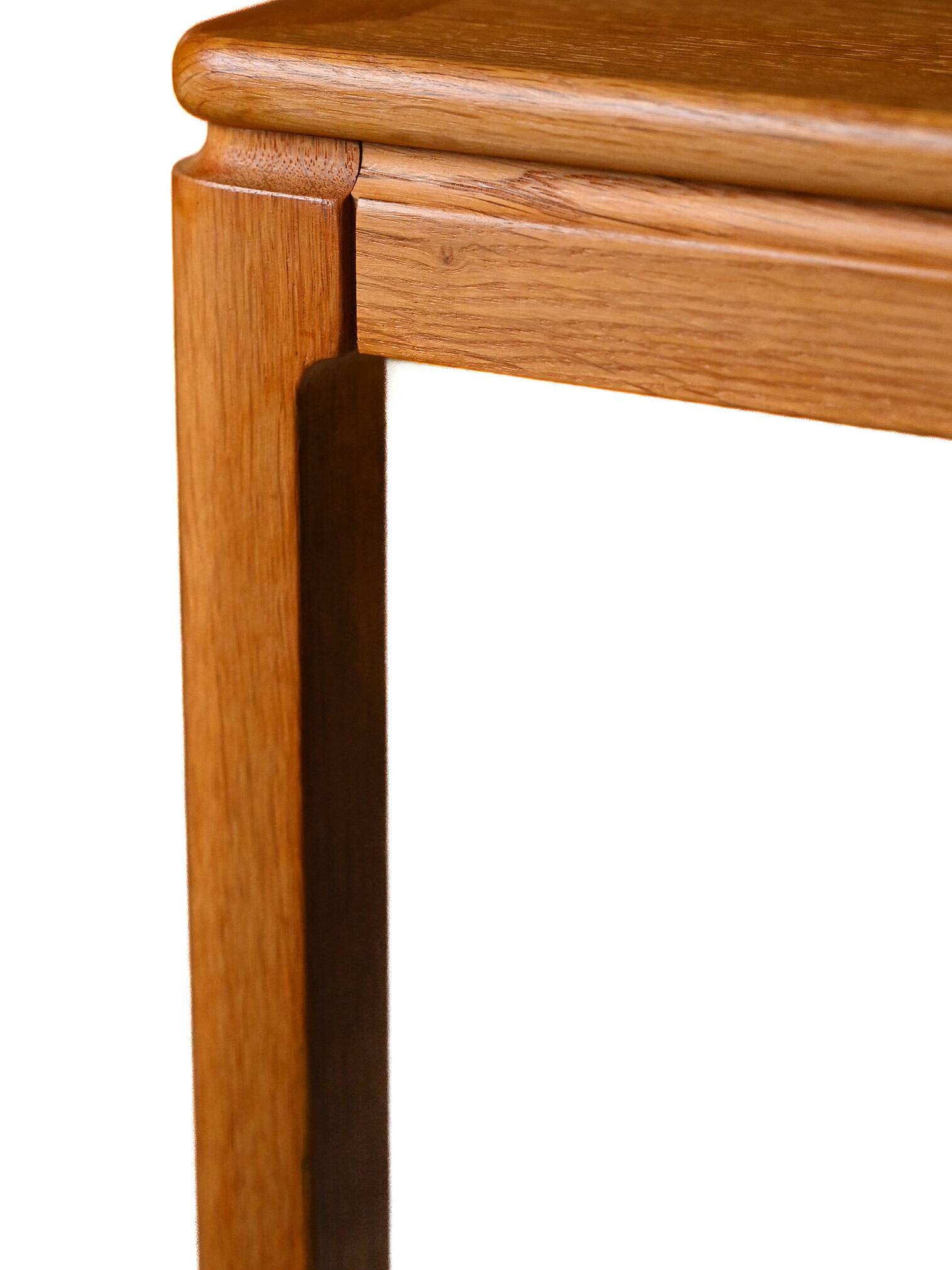 Pair of oak side tables