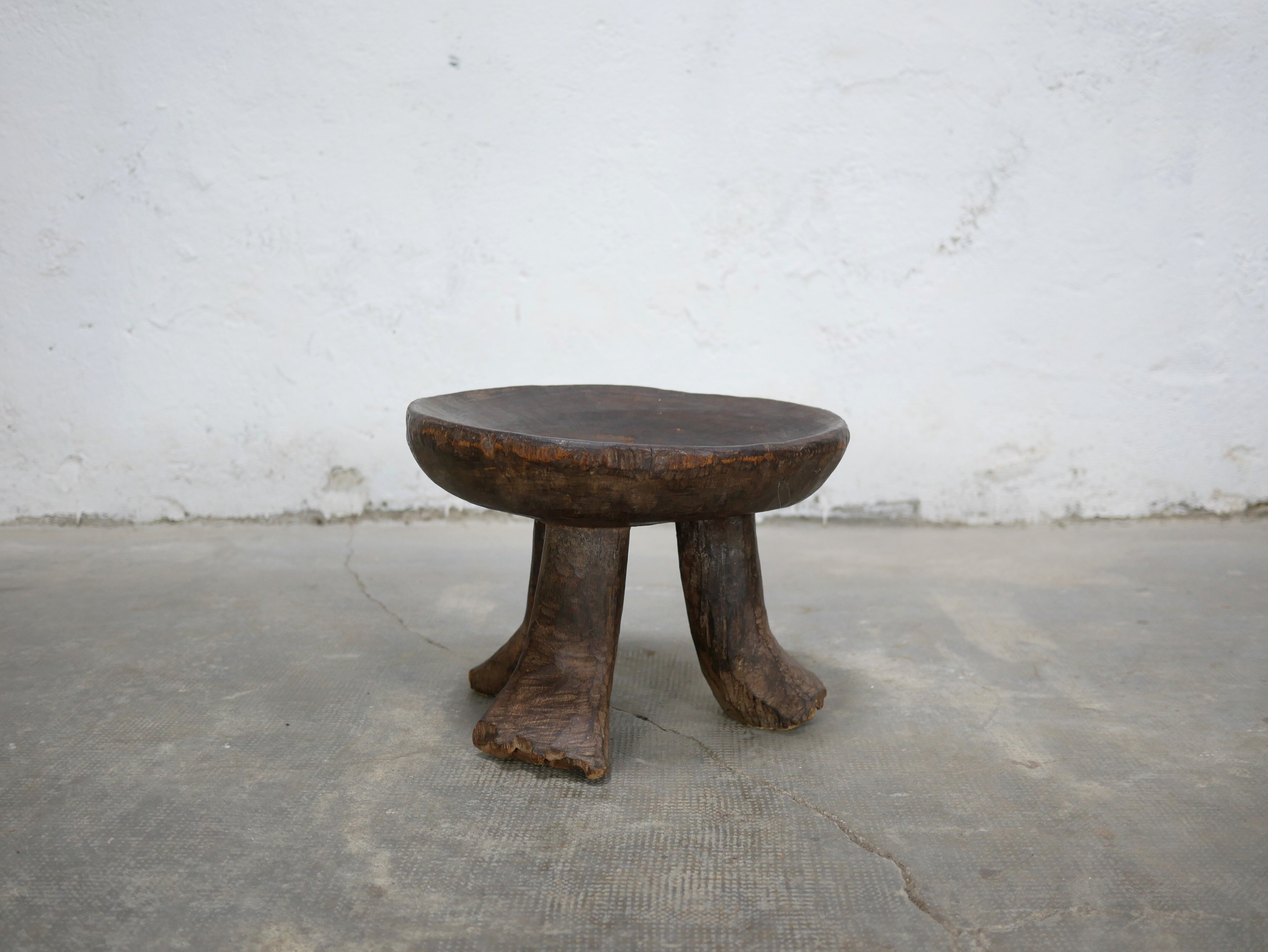 Antique African wooden stool