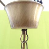 3-branched chandelier in opaque glass