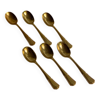 Vintage golden spoons