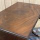 English mahogany drop-leaf desk from the 1950s