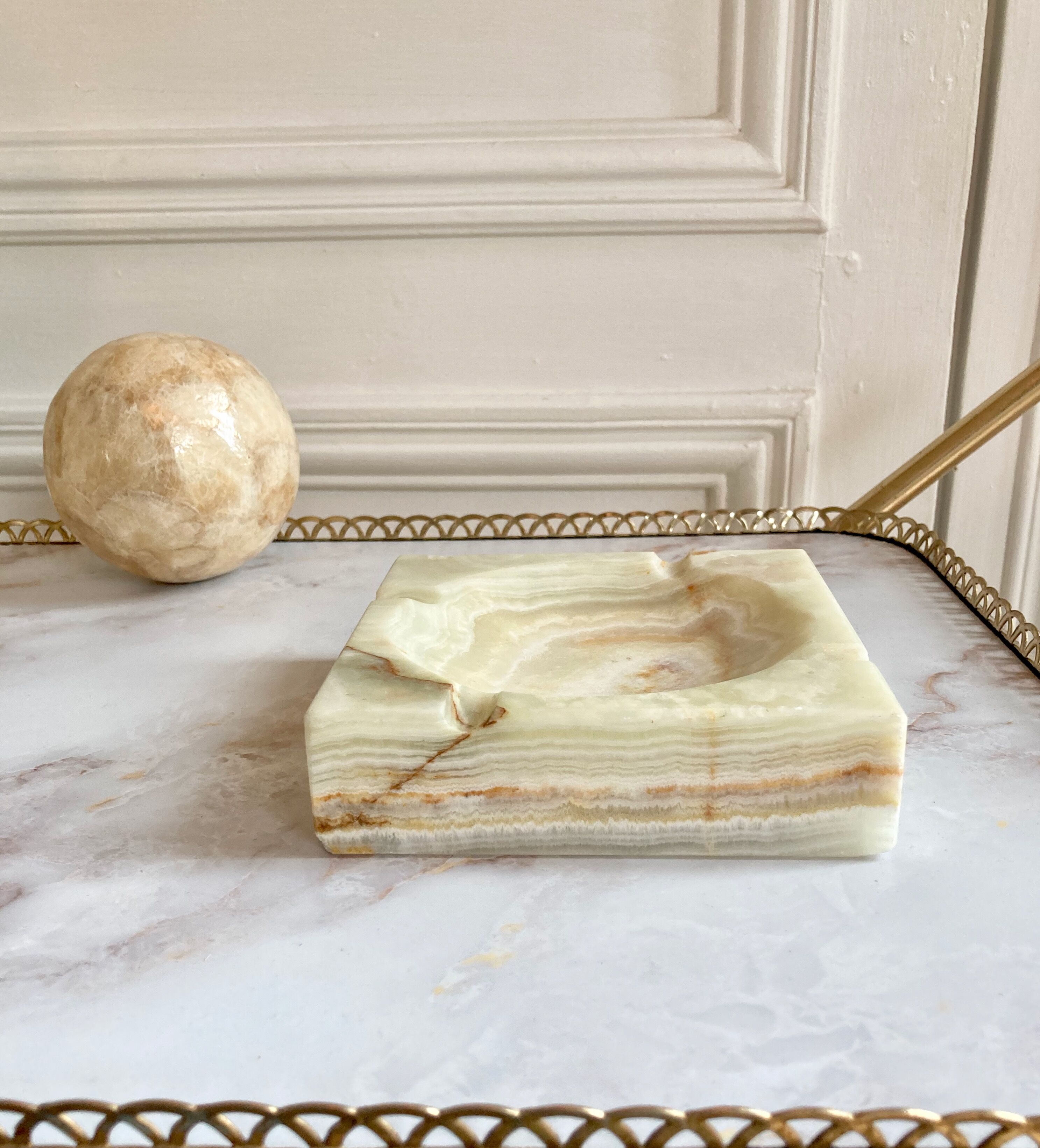 Onyx ashtray Italian design