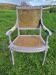 Louis XVI armchair with caning, mid-19th century.
