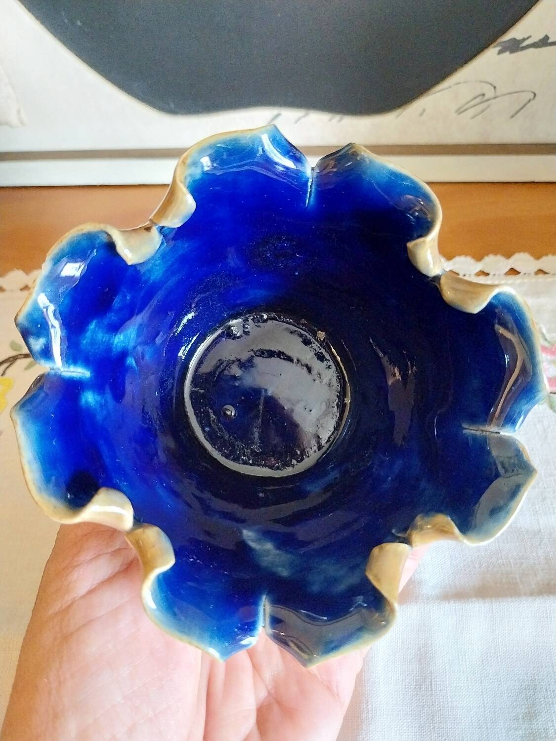 Royal Doulton miniature lambeth pot