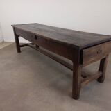 18th century solid oak farm table