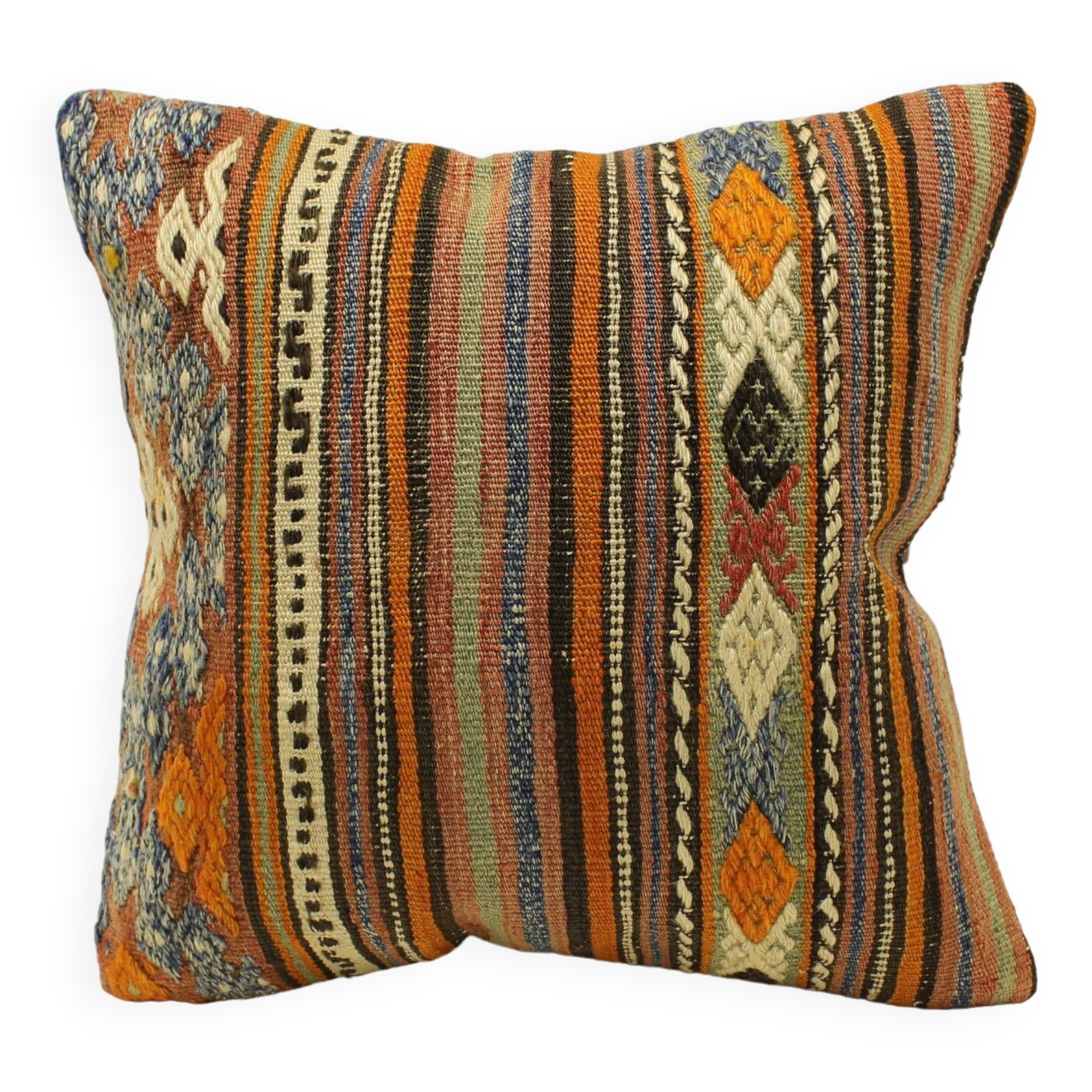 Turkish kilim cushion, 45x45 cm, kb-1381