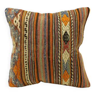 Turkish kilim cushion, 45x45 cm, kb-1381