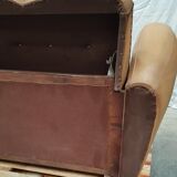 Vintage convertible moustache club sofa