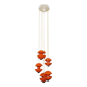 1970s cascading lamp by Klaus Hempel for Kaiser Leuchten