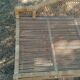Bureau ancien en rotin osier vintage