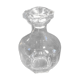 Carafe art deco en verre avec bouchon