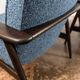Pair of Mid-Century Blue Armchairs GFM 300-192, 1960's